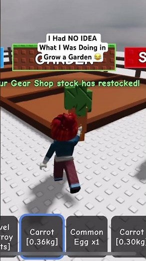 First Time Playing Grow a Garden in Roblox 🌱
