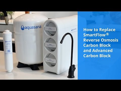 How to replace the SmartFlow® Reverse Osmosis Carbon Block and Advanced Carbon Block