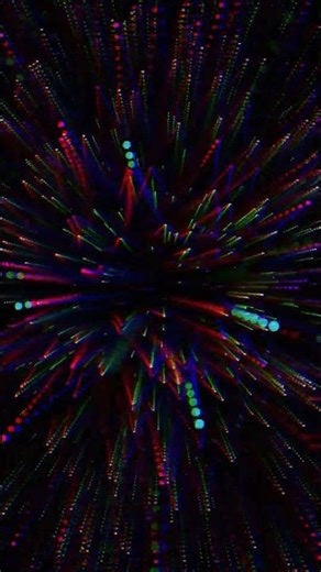 Your brain just hit hyperspace. This generative art simulation is pure math visu #Shorts