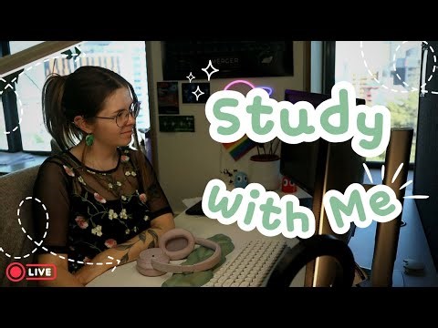 Live Study with Me 8 hours | Pomodoro 50/10 | Physics PhD with ADHD | rain/lofi