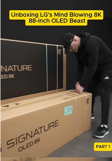 Unboxing LG's Incredible 8K 88-Inch OLED TV