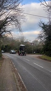 Burrell Gold Medal Tractor End 2 End whistles as it passes the camera on it way home after a Boxing Day run out last year. | SiCol Transport Publishing