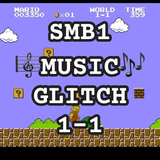 1-1 Music Glitch Done Right 🎶 Super Mario Bros 1 NES