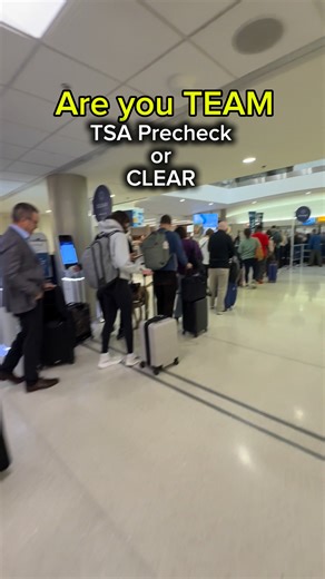 Which do you prefer? 🧐 or do you just use the general TSA line? I go through TSA on average 8 times per month- and CLEAR hasn’t failed me yet 🤷🏽‍♀️. That TSA Precheck line is almost always way longer! #airport #tsa #clear #clearme #traveltips | MH Family Adventures