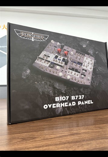 Overview of Rowsfire B107 B737 Overhead Panel