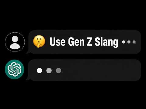 I Asked ChatGPT to Talk Like Gen Z… 💀