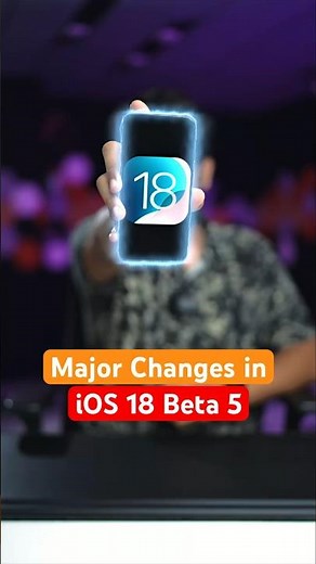 iOS 18 - Beta 5 is Now Available 🔥 #iphone #ios18 #apple