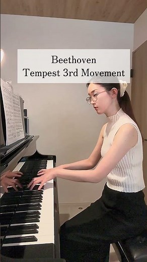 【Beethoven】Piano Sonata No. 17 "Tempest" 3rd Movement | ベートーヴェン テンペスト第三楽章