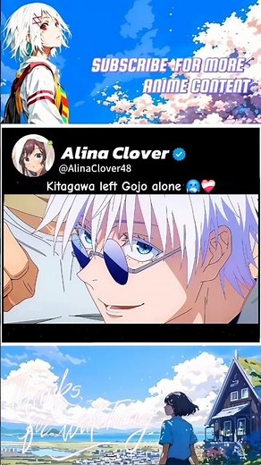 Kitagawa left Gojo and went away #anime #animeedit #shorts