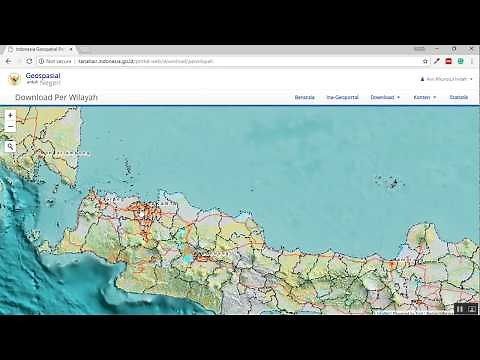 Cara Download Peta Per Wilayah Aplikasi Ina-Geoportal