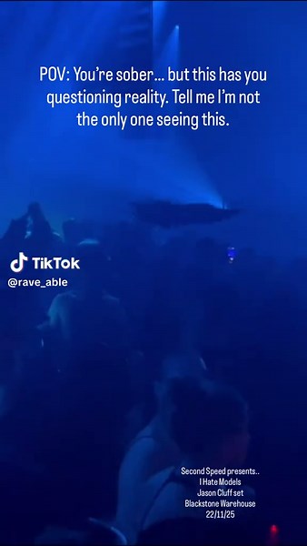 Surreal Circus Act During Jason Cluff's Rave Set