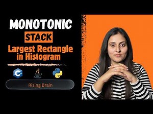 Largest Rectangle in Histogram | Stack Pattern Explained | Brute Force to O(n) | Java Python C++