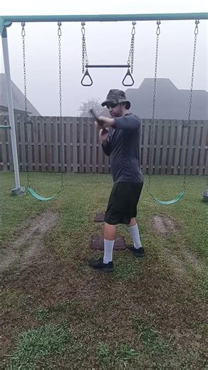 Bo Staff Back Stab Strike And Trapeze Bar