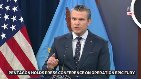 Watch Live: Pentagon Holds Press Conference on Operation Epic Fury