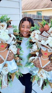 1K reactions · 208 comments | ✨ Custom Order! ✨ These stunning ladies already have a forever home and don’t they look fabulous on the way out?  Each one is uniquely handcrafted with luxe florals, rich textures, and all the diva details  made to reflect beauty, grace, and a little bit of sparkle. Lady Attachment by my girl @karastephens07 | Shantrelle’s Savvy Wreaths | Facebook