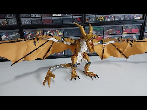 LEGO Ninjago Ultra Golden Dragon MOC Review
