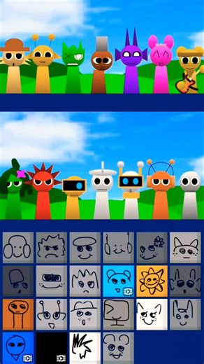 Incredibox Sprunki Hyper Shifted Phase 4 But Old Vs New Swapped Version #sprunki #shorts #incredibox