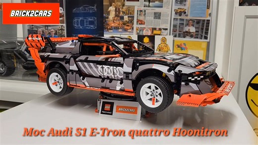 13K views · 109 reactions | Video recap of Brick2cars' latest Lego Technic Moc : Audi S1 ​​E-Tron quattro Hoonitron, a MOC by designer @quattrobricks. Instructions on @rebrickable Moc 214227. Credit video Jean Fr'ns #brick2cars #legotechnic #supercars #etron #s1etron #honnitron @lego LEGO #moc | Brick2cars | Facebook