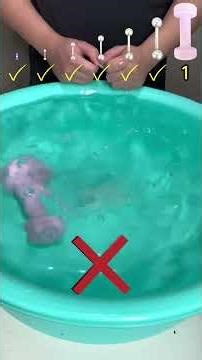 How much paper does it take to make the object float? #experiment #asmr