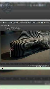 How to Model a Parametric bench in 3ds Max. #3d #3dart #3dsmax #design #3dmodelingtutorial