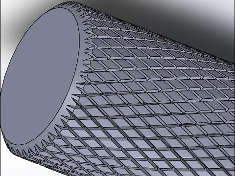 Tuto 4 : Solidworks Création d'une surface moletée