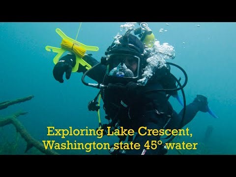 Exploring Lake Crescent scuba diving , Washington state/Ruby Beach