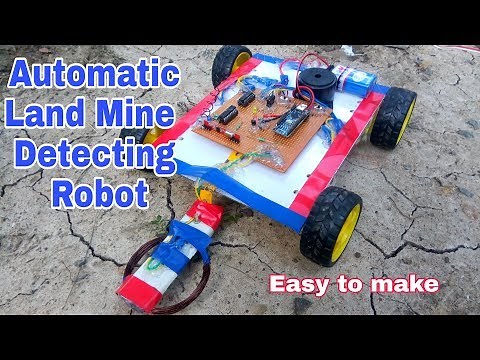 How to | DIY | Automatic Land mine Detecting Robot DIY #RC Invention #diy #howtomake
