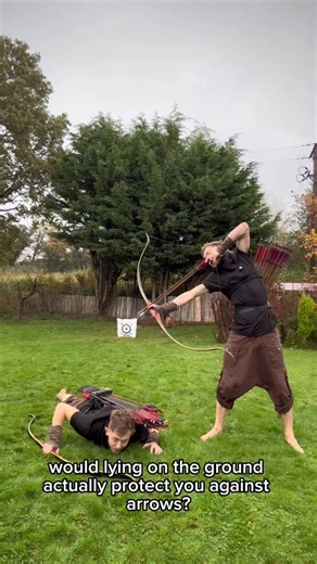 191K views · 3.1K reactions | Does being prone protect you against arrows? . #fantasy #history #combat #gaming #dnd #nerd #archer #archery | David the Arrow Bard | Facebook