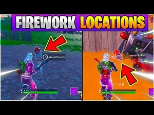 Launch Fireworks - WEEK 4 Season 7 Challenges Guide! ALL Fortnite Firework Locations!