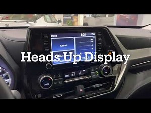 Heads Up Display 2021 Highlander