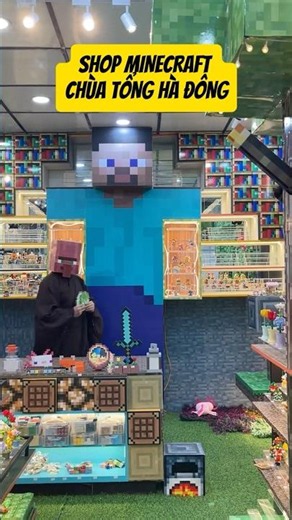 Gian Thương Dân Làng Phát Hiện Ra Thế Giới Minecraft Tại Hà Nội Shop Đồ Chơi Villager Sell Stuff