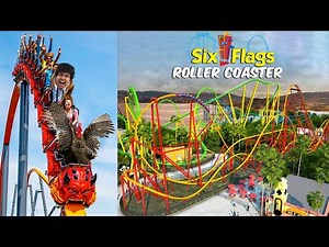 Six Flags Roller Coaster in America 🇺🇲 - Irfan's View