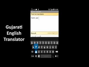 Gujarati English Translator