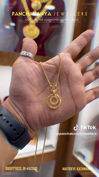 Pandora Locket and Chain | Panchakanya Jewellers | Maitidevi | Gold Jewelry