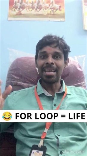 😂 Java For Loop Explained in 30 Seconds! ☕😂 #funny #coding #forloop #tamil