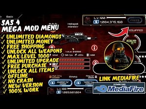 download sas 4 mod menu apk new 2025 - unlimited everything & unlock everything