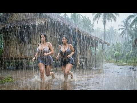 Nature’s White Noise: Heavy Rain & Storms in a Peaceful Green Village to Overcoming Insomnia