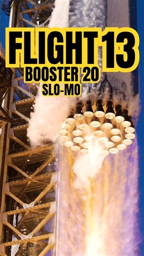 SUPER HEAVY BLOCK 3 Up Close 🚀🔥 | Flight 13 Slow Motion