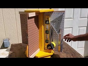DIY Benchtop Rotating Tool Carousel
