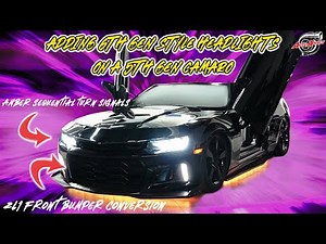 Installing 6th Gen Style LED Headlights on a 2010-2015 Camaro | ‪@AutoAddictUSA‬