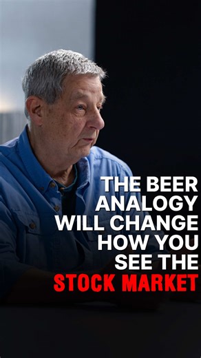 This will change how you see the stock market forever... JL Collins explains the stock market using a beer analogy. The foam represents hype, fear, emotion, and short term speculation. It is the constant churning and trading that grabs attention but changes quickly. The beer is the real value of a company, its sales, profits, and how well it is actually run. He says the price of a stock is always a mix of both beer and foam, but the foam can disappear overnight. The smartest investors focus on c