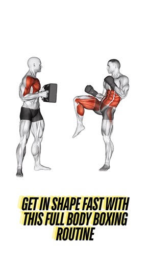 How to Get in Shape Fast with a Full-Body Boxing Routine 🥊🔥 Why Boxing Works for Full-Body Fitness Boxing isn’t just punching—it's a total-body workout that combines strength, cardio, agility, and core engagement. Every punch, slip, and squat hits multiple muscle groups while boosting your heart rate. Benefits 1️⃣ Burns Calories & Fat Fast High-intensity intervals and constant movement create maximum caloric expenditure in a short time. 2️⃣ Full-Body Strength & Conditioning Punches work should