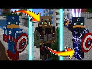 UPGRADING CAPTAIN AMERICA TO GOD AMERICA! | minecraft