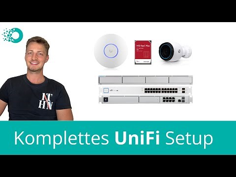 Komplettes UniFi Setup (2024) inkl. Network, Protect und Firewall-Regeln.