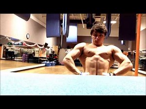 Teen Bodybuilder Jamie Pumped Muscle Flexing