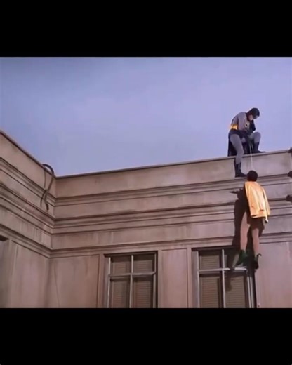 Batman Saves Robin By The Skin Of His Teeth