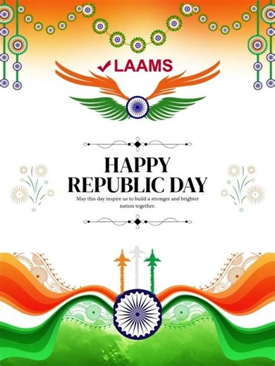 Republic Day 2026 | Progress, Purpose & Pride with LAAMS 🇮🇳