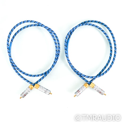 DH Labs Silver Sonic Revelation RCA Cables; 1m Pair Interconnects