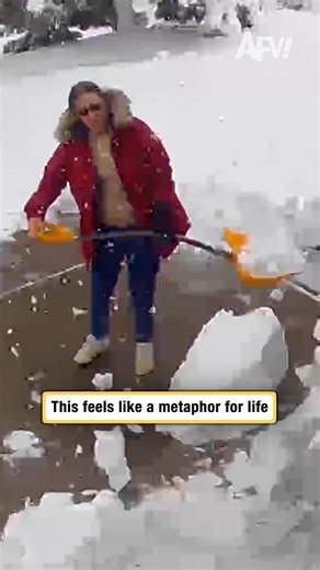 One step forward, one thousand steps back 🌨️ #afv #fail #funnyvideos | America's Funniest Home Videos