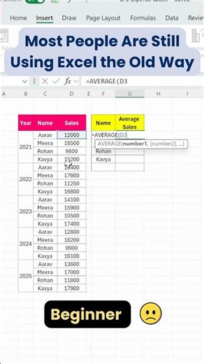 Stop Using Excel The Old Way - Try This New Excel Feature | Excel Tips & Tricks #excel #exceltricks